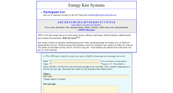 Desktop Screenshot of energykitesystems.net