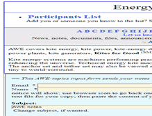 Tablet Screenshot of energykitesystems.net